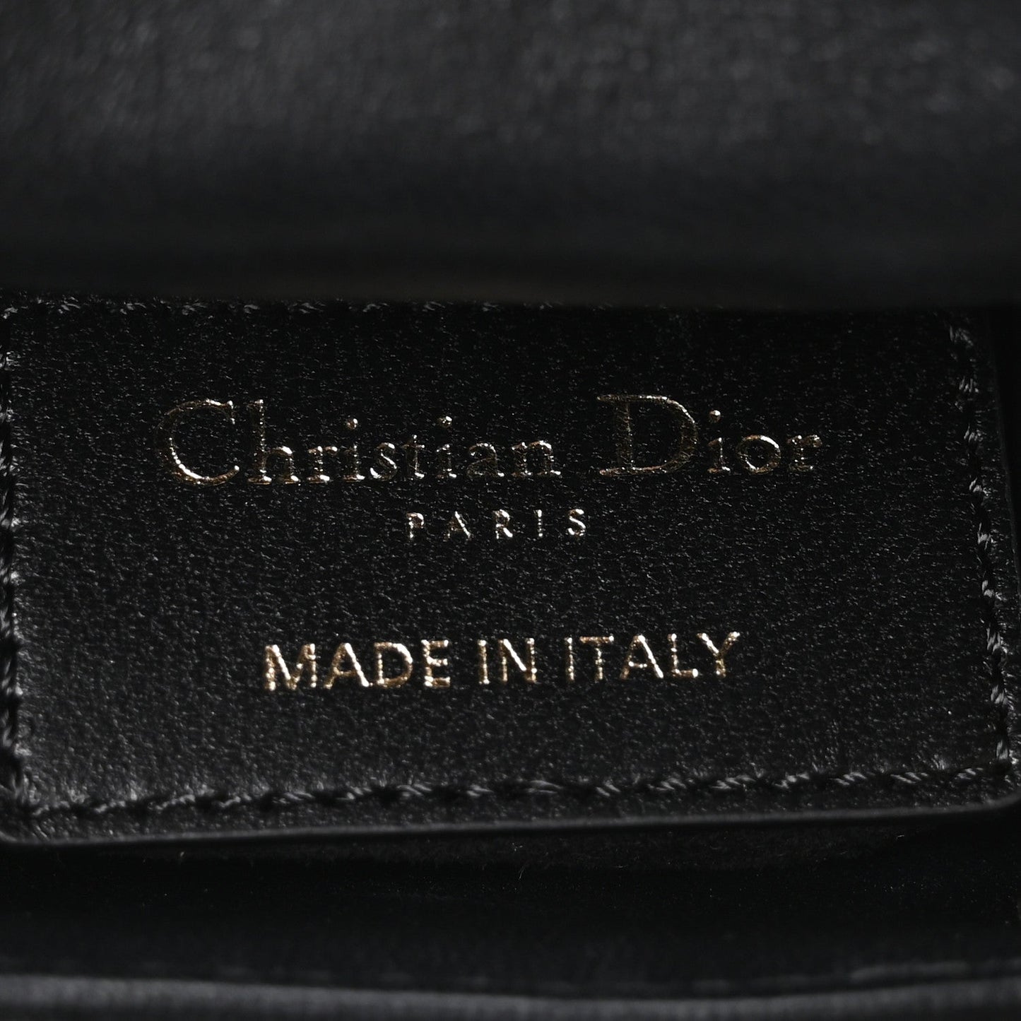 Lambskin Cannage Micro Lady Dior Black