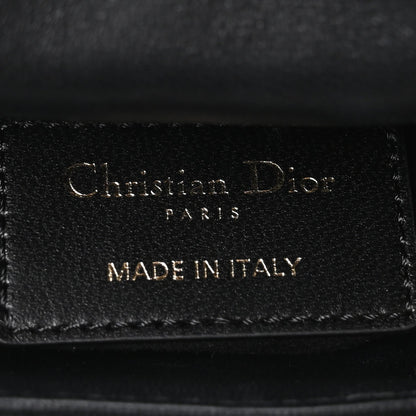Lambskin Cannage Micro Lady Dior Black