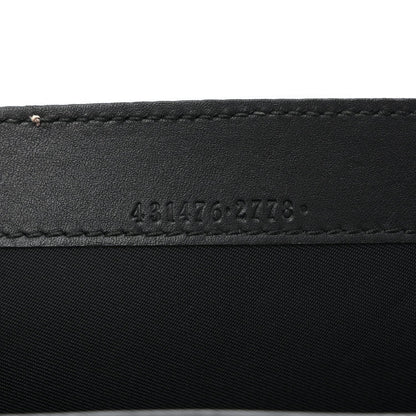 GG Supreme Monogram Mini Peony Pearly Black