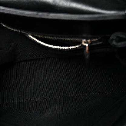 Soft Calfskin Matelasse Medium GG Marmont Shoulder Bag Black