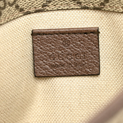 GG Supreme Monogram Neo Vintage Web Belt Bag Brown