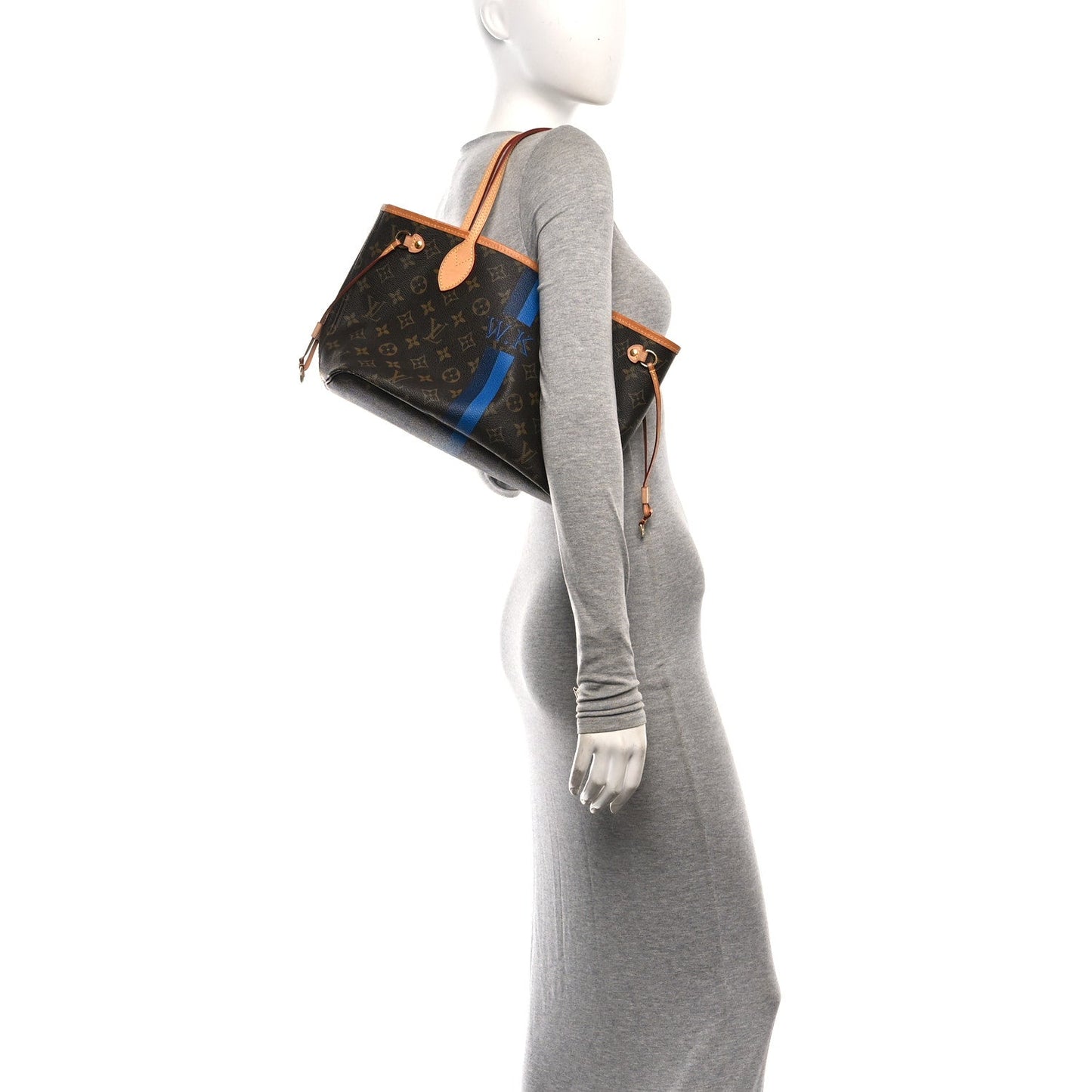 GG Supreme Monogram Web Small Ophidia Chain Shoulder Bag Brown