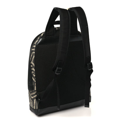 GG Supreme Monogram Caleido Medium Day Backpack Black