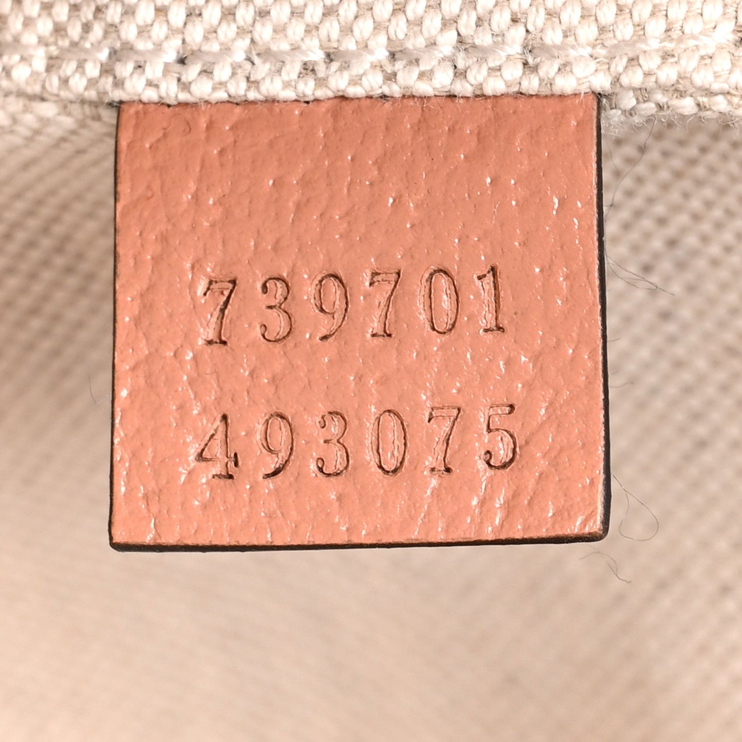 Monogram Textured Dollar Calfskin Mini Ophidia Crossbody Cloche Rose Pink