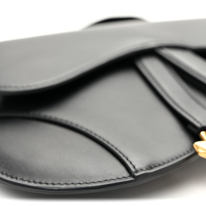Calfskin Saddle Belt Bag Black