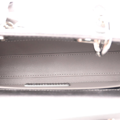 Metallic Lambskin Cannage Small Lady D-Joy