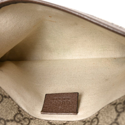 GG Supreme Monogram Neo Vintage Web Belt Bag Brown