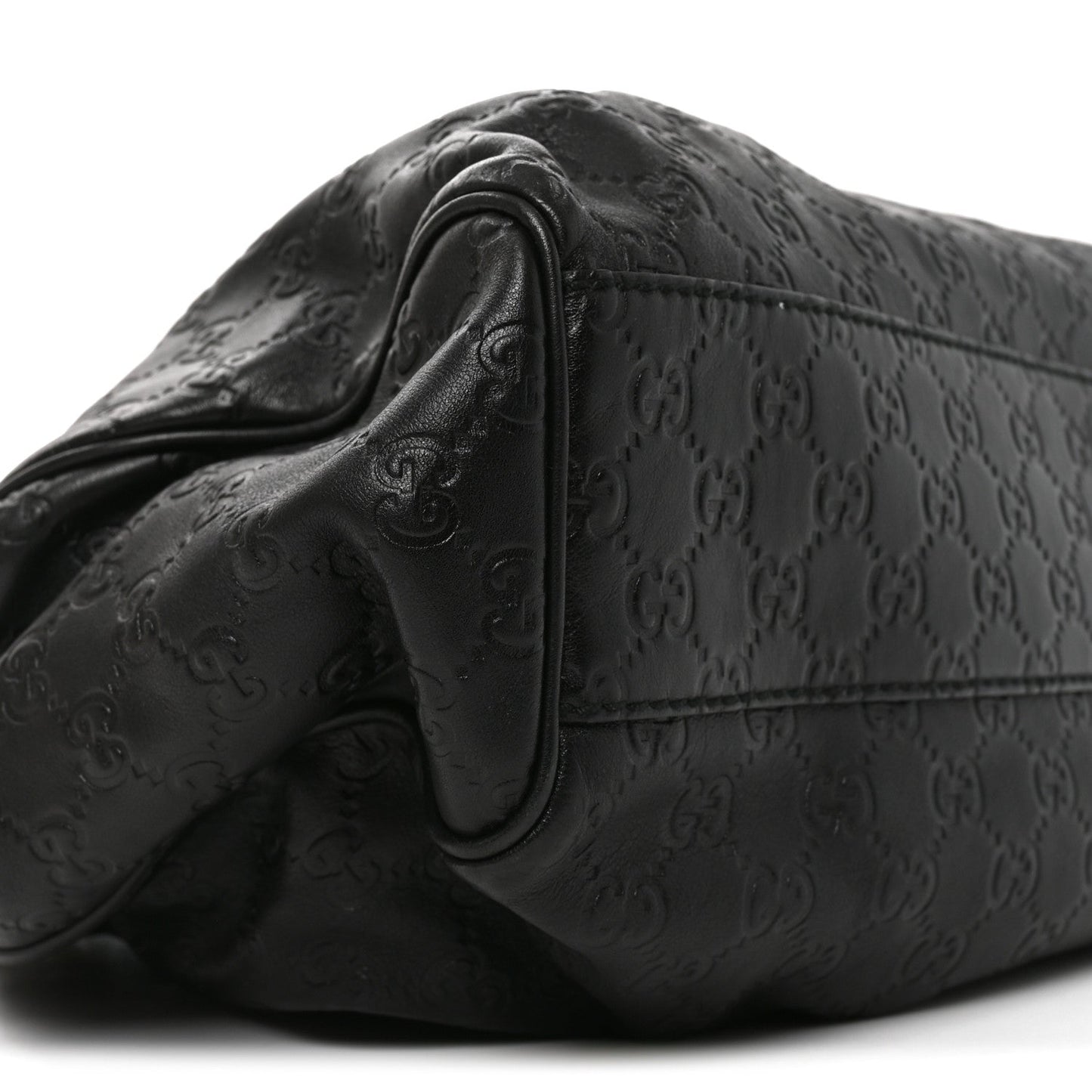 Guccissima Medium Sukey Tote Black
