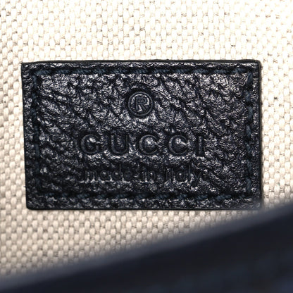 GG Supreme Monogram Small Ophidia Belt Bag Navy Black