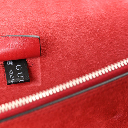 GG Supreme Monogram Small Dionysus Shoulder Bag Red