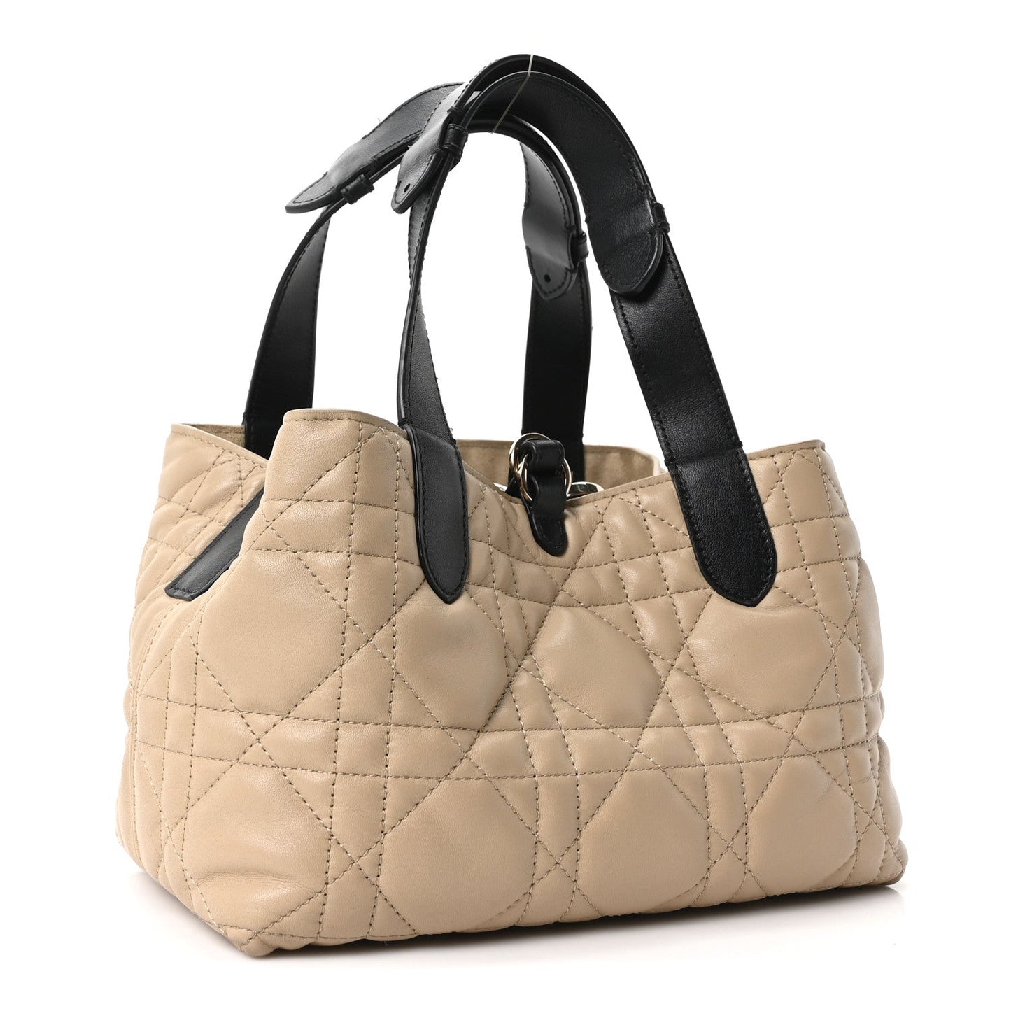 Calfskin Macrocannage Small Toujours Tan Black