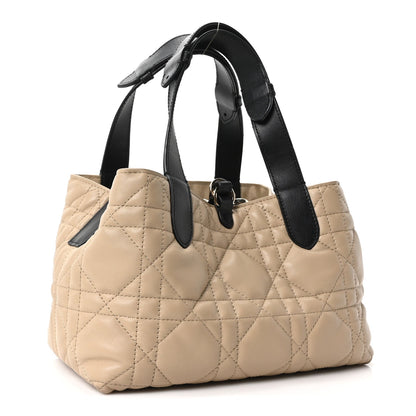 Calfskin Macrocannage Small Toujours Tan Black