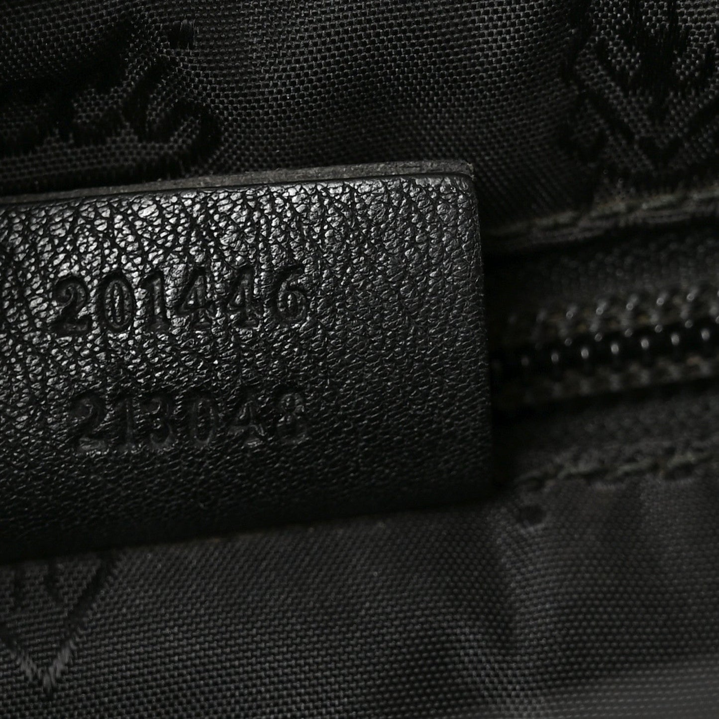 Guccissima Medium Flat Messenger Bag Black
