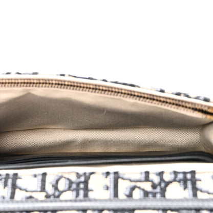 Oblique Saddle Chain Pouch Blue