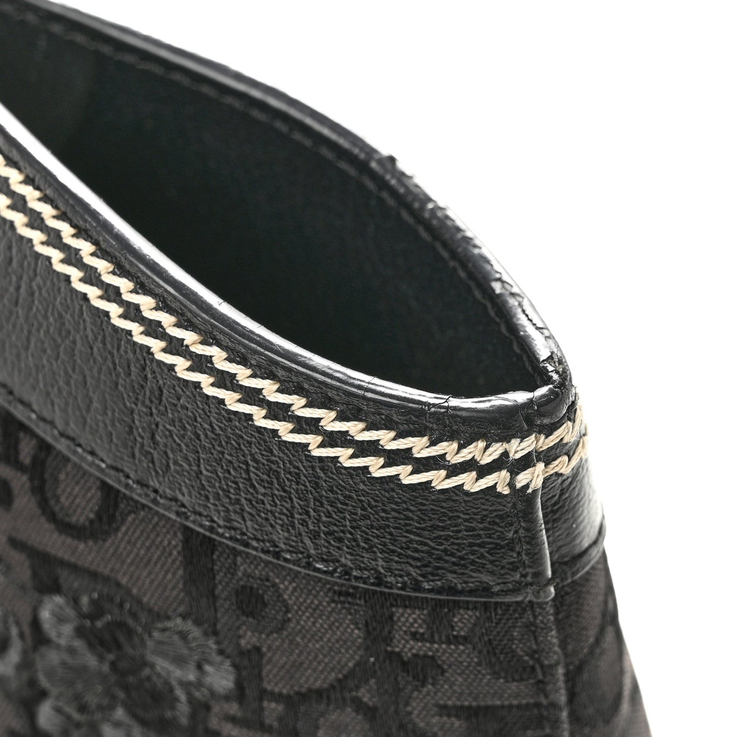 Monogram Vintage Flowers Dome Bag Black