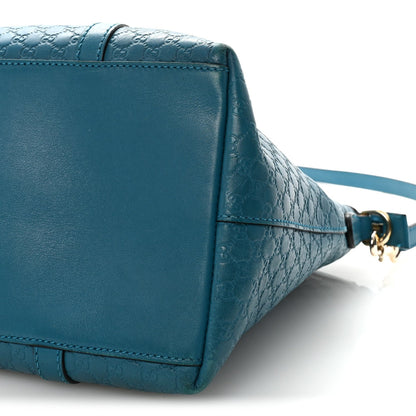 Soft Microguccissima Dome Satchel Deep Cobalt