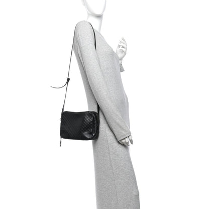 Microguccissima Mini Bree Messenger Bag Black