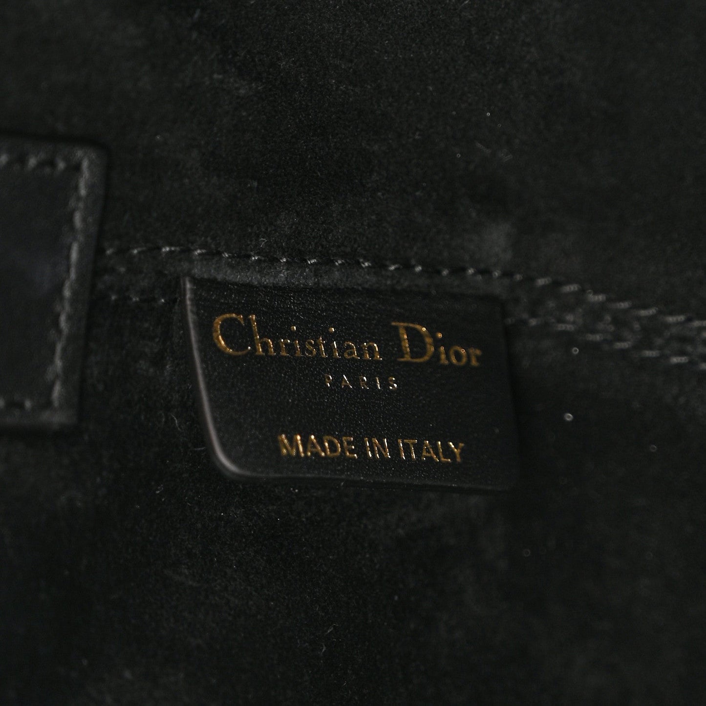 Calfskin Macrocannage Small Toujours  Black