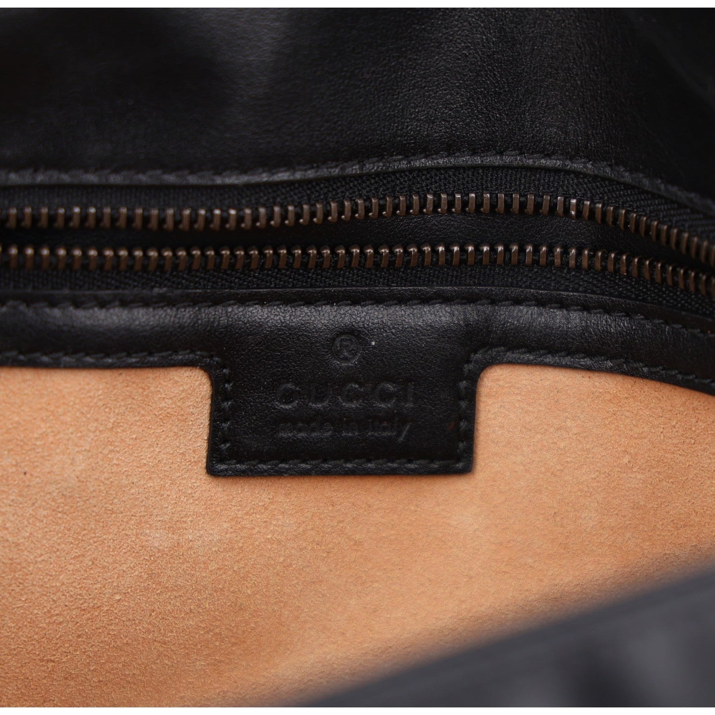 Calfskin Matelasse Small GG Marmont Shoulder Bag Black