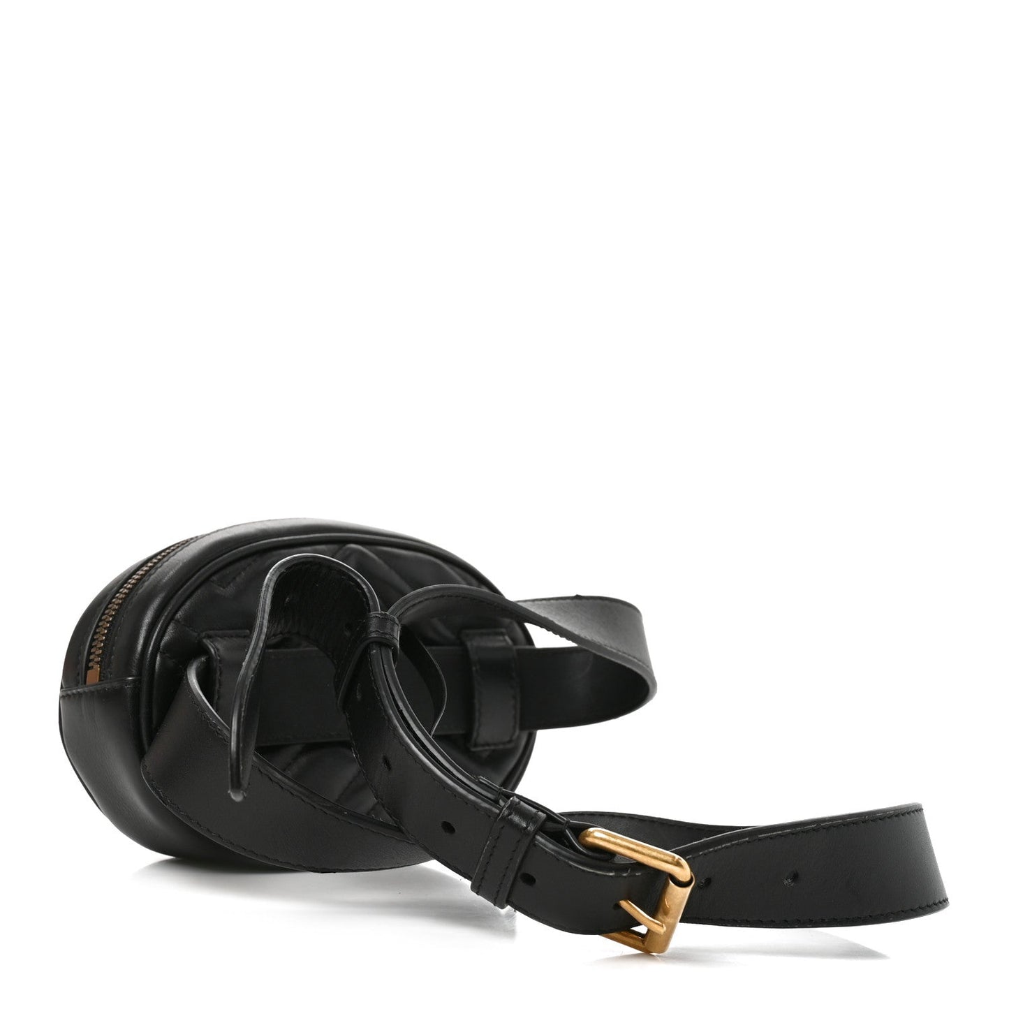 Calfskin Matelasse GG Marmont Belt Bag 95 38 Black