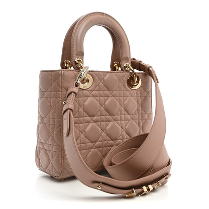 Lambskin Cannage Small My ABCDior Lady Dior Blush