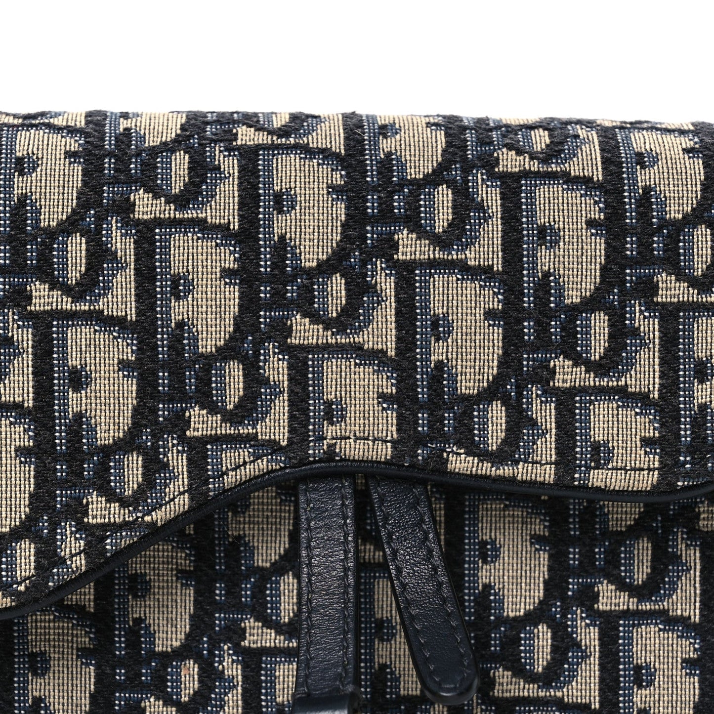 Oblique Saddle Belt Bag Blue