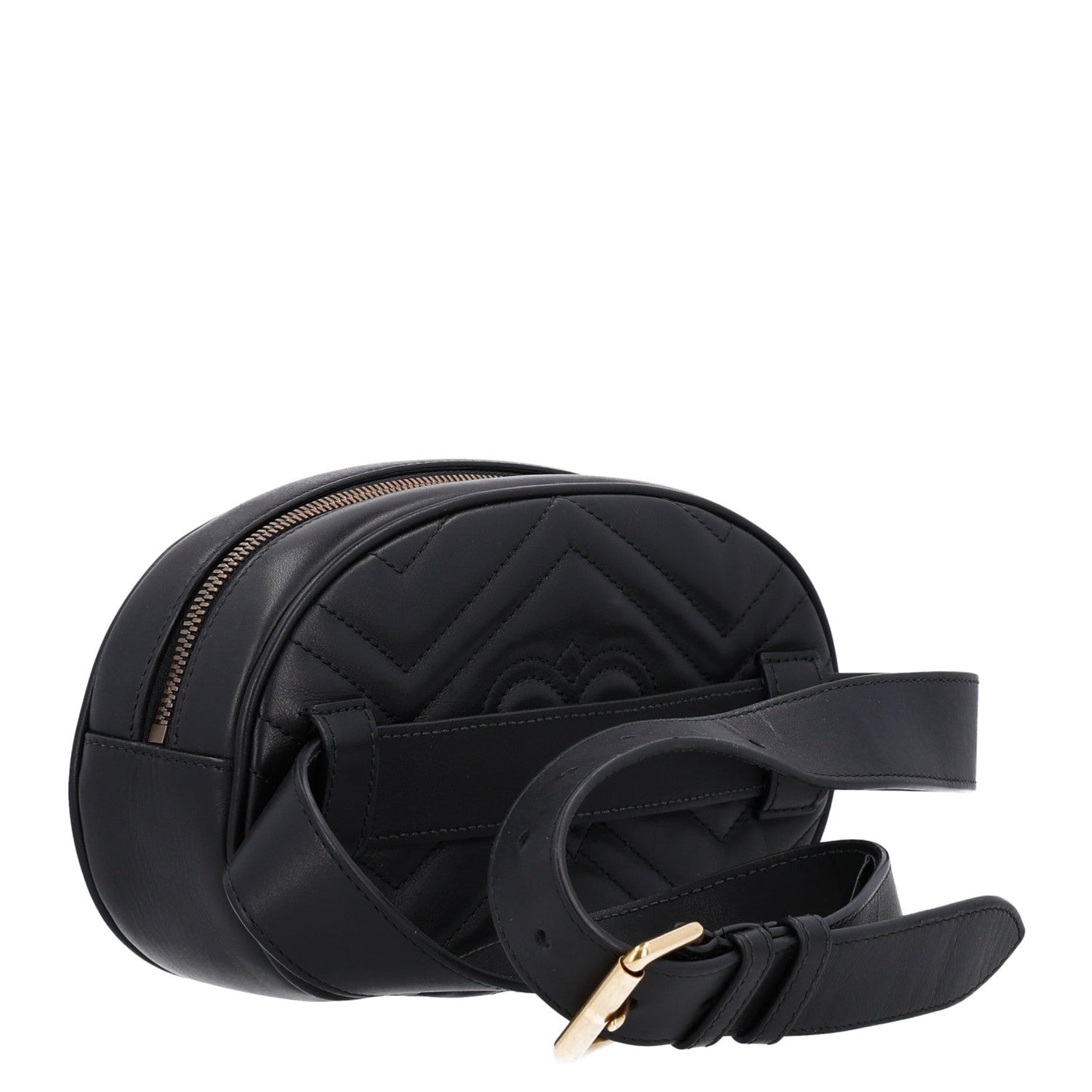 Calfskin Matelasse GG Marmont Belt Bag 75 30 85 34 Black