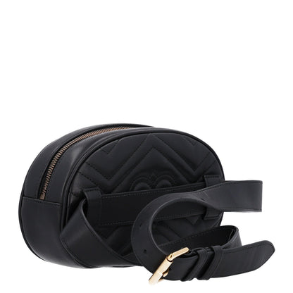 Calfskin Matelasse GG Marmont Belt Bag 75 30 85 34 Black