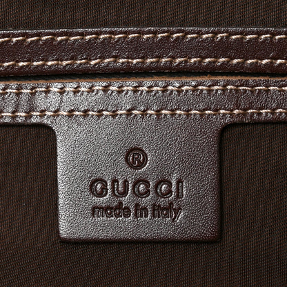 GG Supreme Monogram Medium Flat Messenger Bag Dark Brown