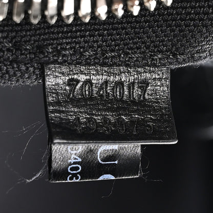 GG Supreme Monogram Textured Calfskin Retro Interlocking G Backpack Black