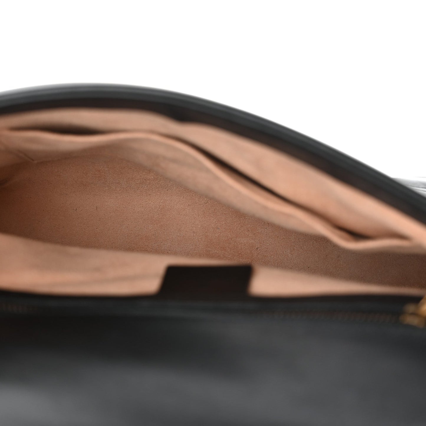 Calfskin Matelasse Small GG Marmont Top Handle Shoulder Bag Black