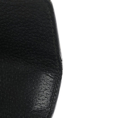 Grained Calfskin Bee Star Small Padlock Shoulder Bag Black