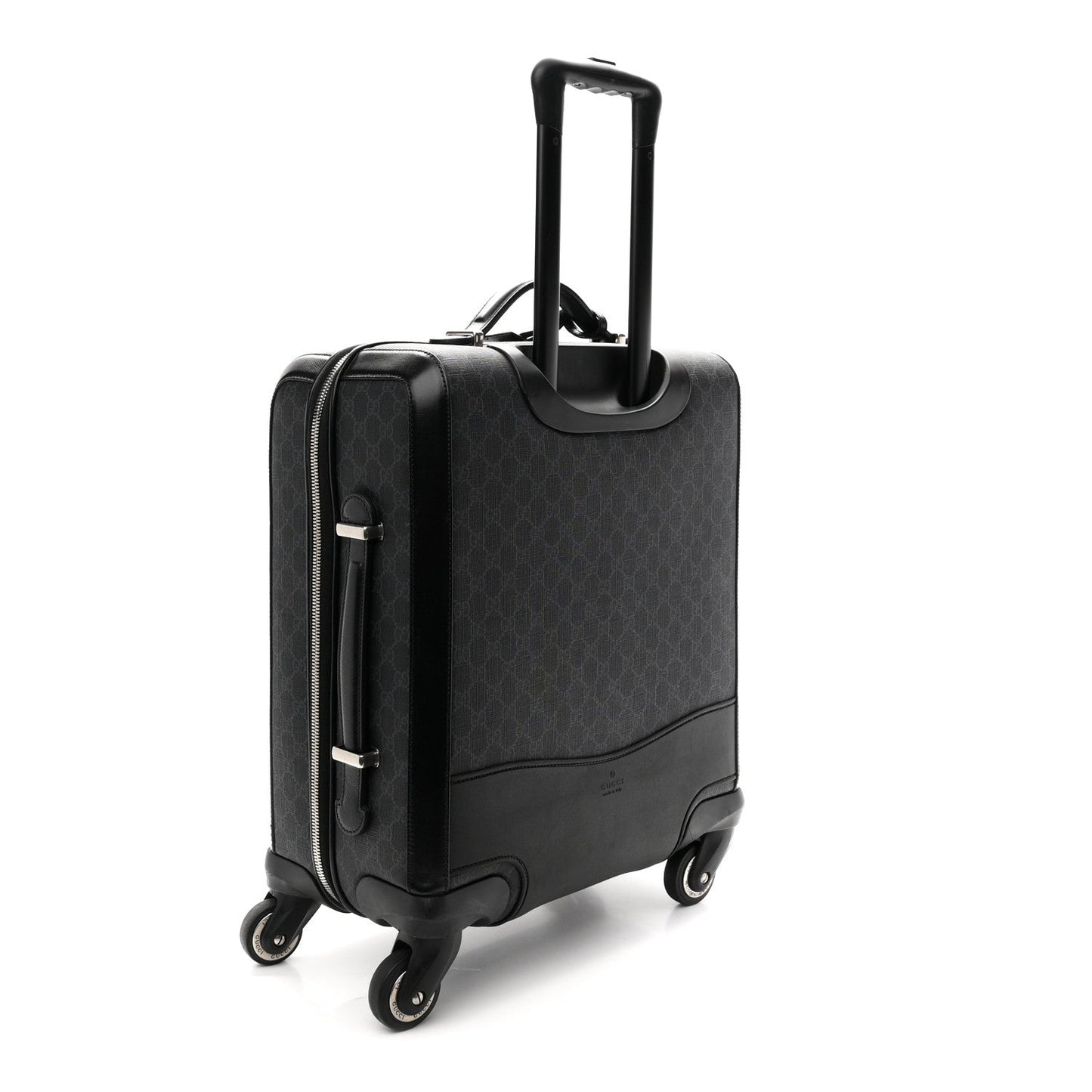 GG Supreme Monogram Calfskin Carry On Trolley Black
