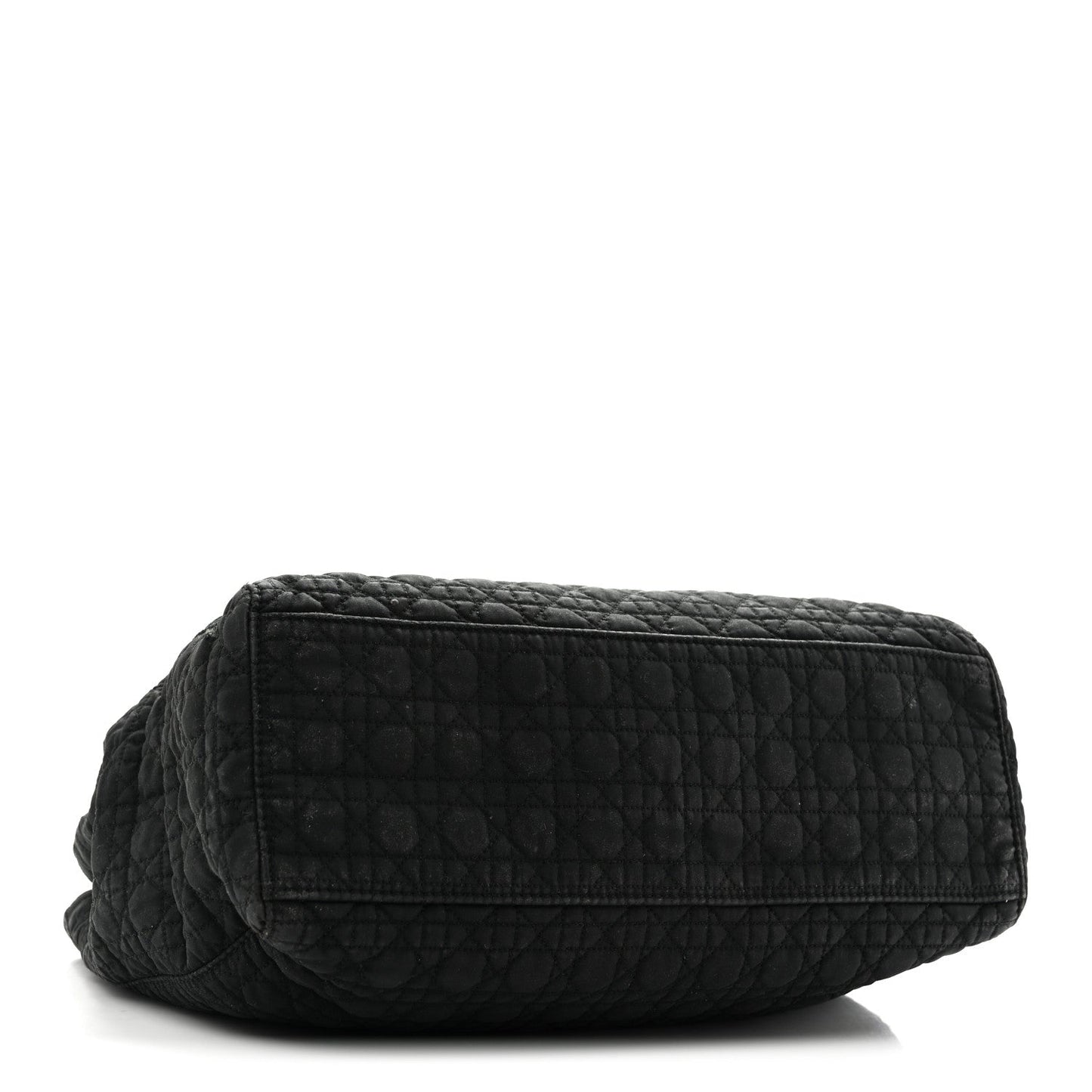 Nylon Cannage Large Lady Dior Black