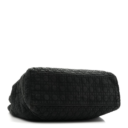 Nylon Cannage Large Lady Dior Black