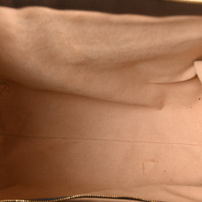 GG Supreme Monogram Web Medium Ophidia Tote Bag Brown