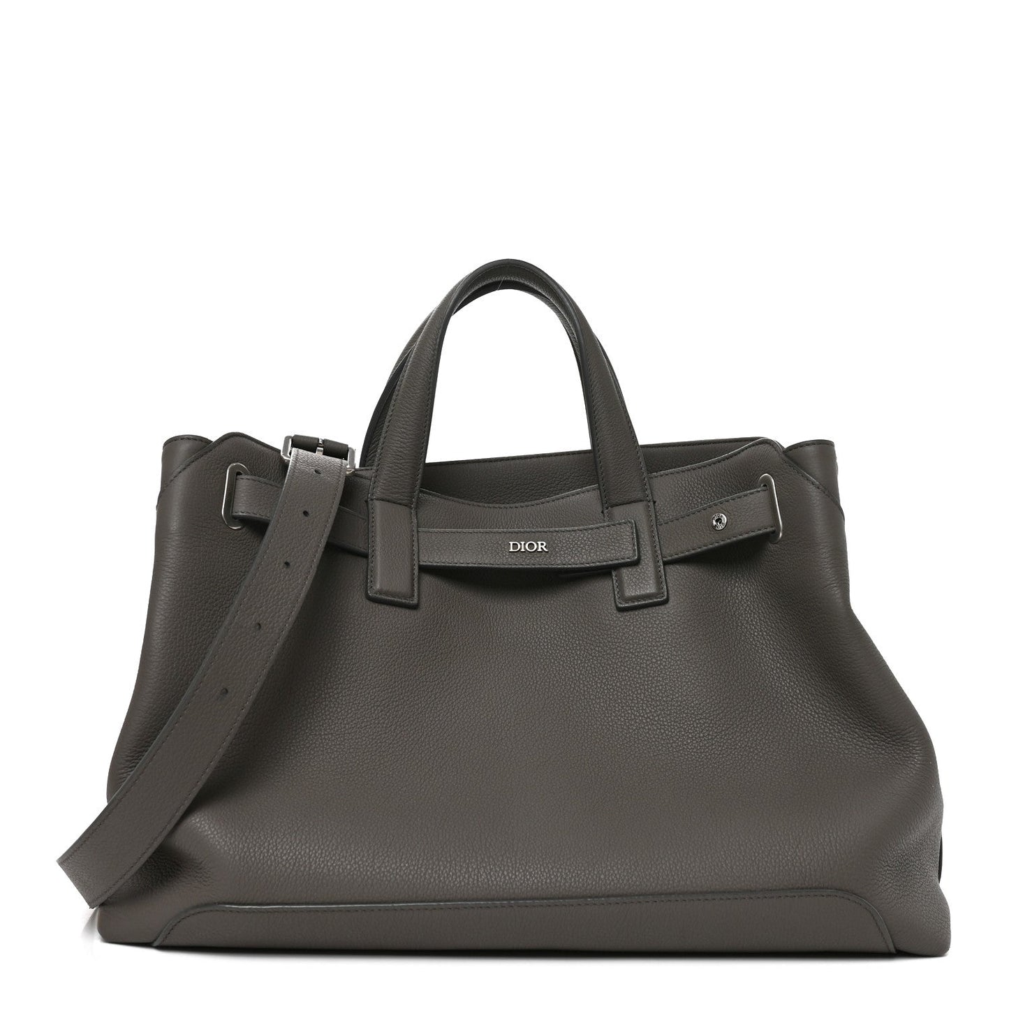Icons Calfskin Medium Normandie Tote Grey