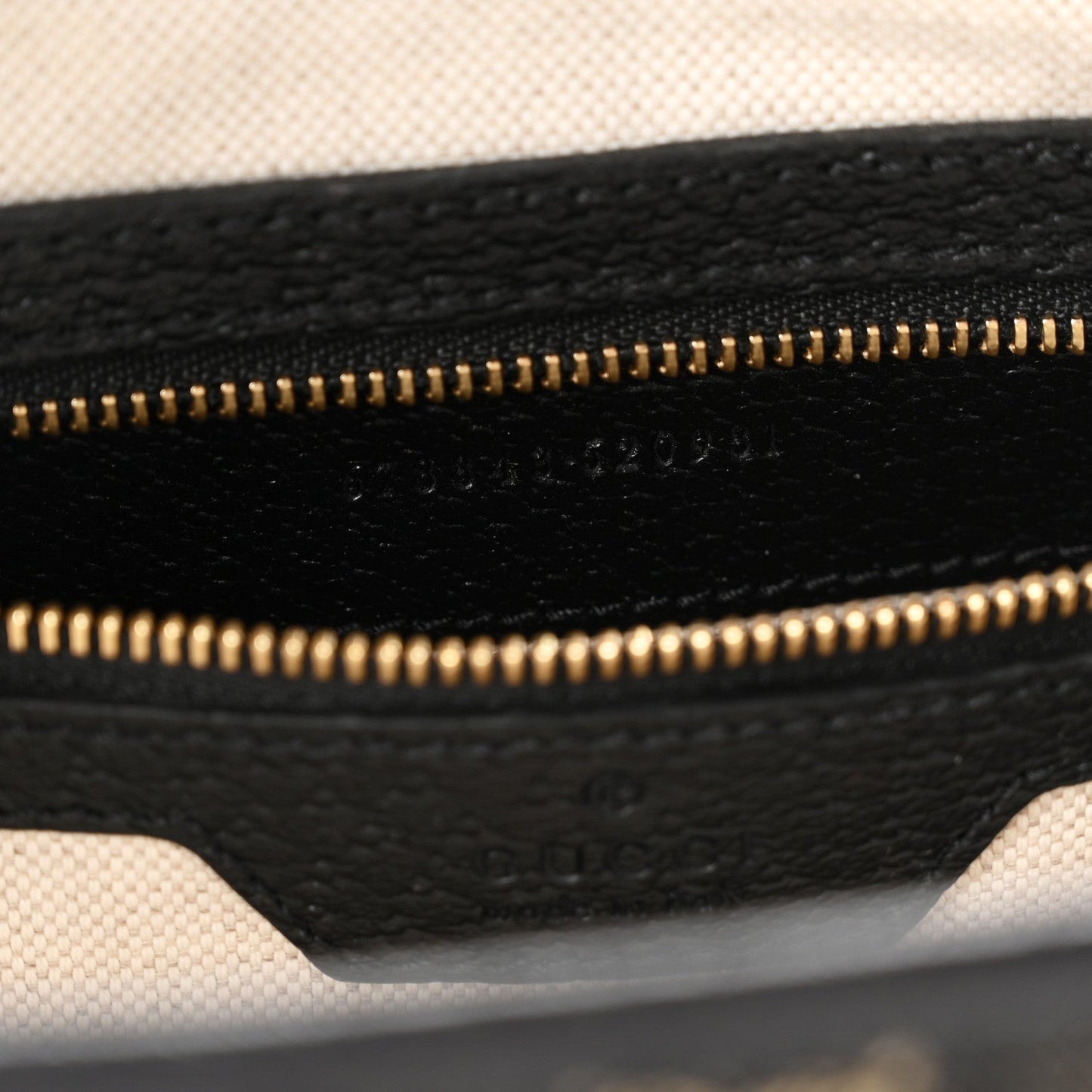 Jacquard Denim GG Monogram Small Jackie 1961 Hobo Black Ivory