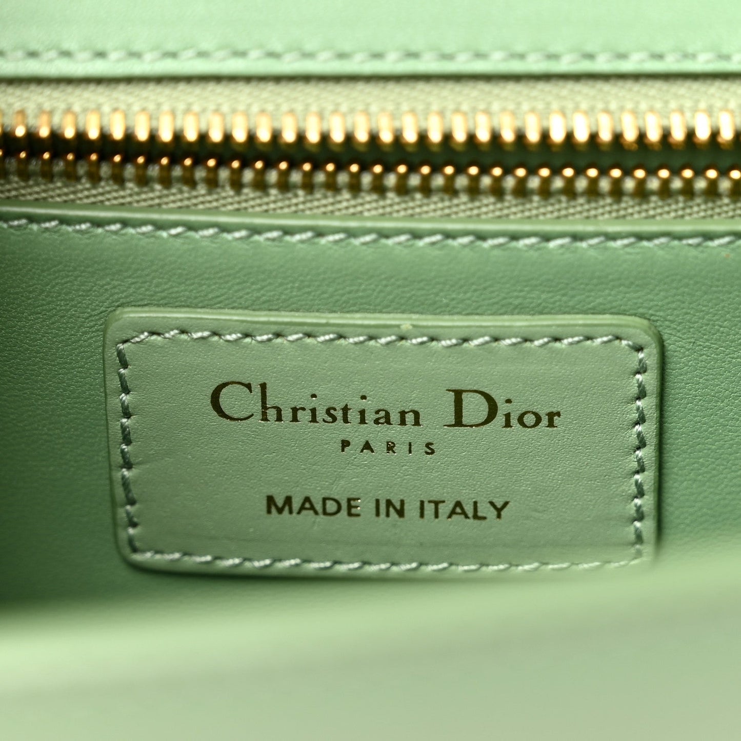 Smooth Calfskin 30 Montaigne Flap Bag Mint Green