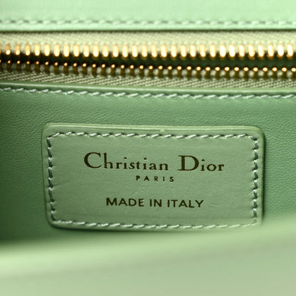Smooth Calfskin 30 Montaigne Flap Bag Mint Green