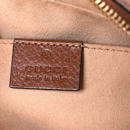 New Denim GG Monogram Dollar Calfskin Mini Ophidia Shoulder Bag Blue Tea Cuir Epilog