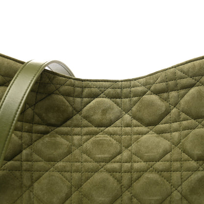 Suede Cannage Toujours Hobo Army Green