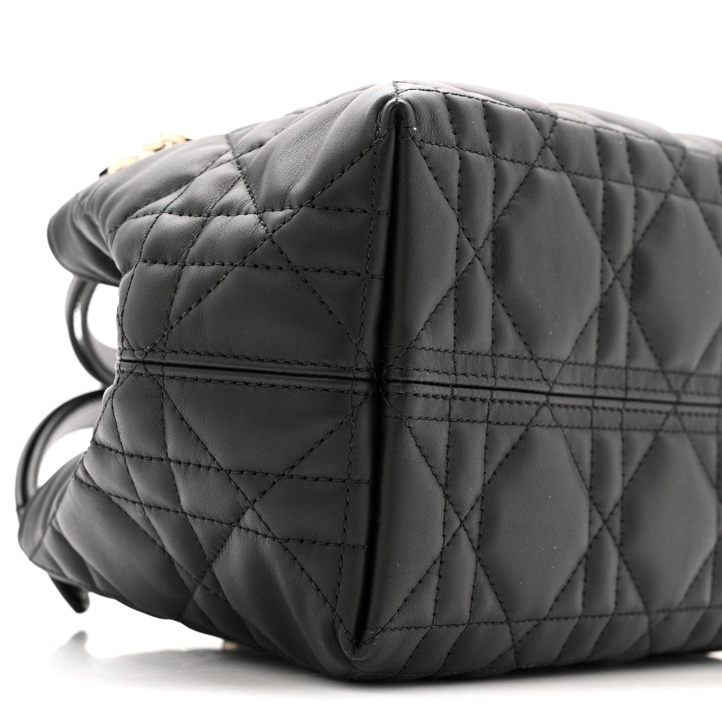 Calfskin Macrocannage Small Toujours  Black