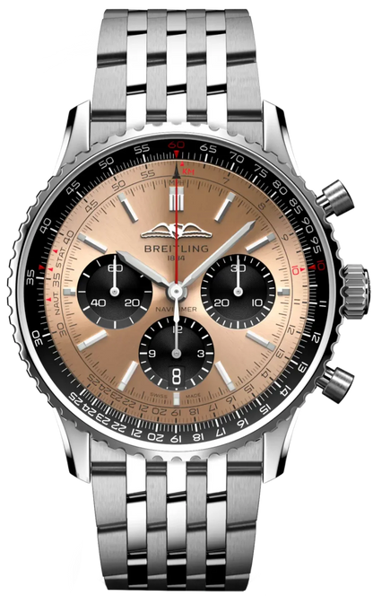 Breitling Navitimer Chronograph Stainless Steel Men's Watch AB0138241K1A1
