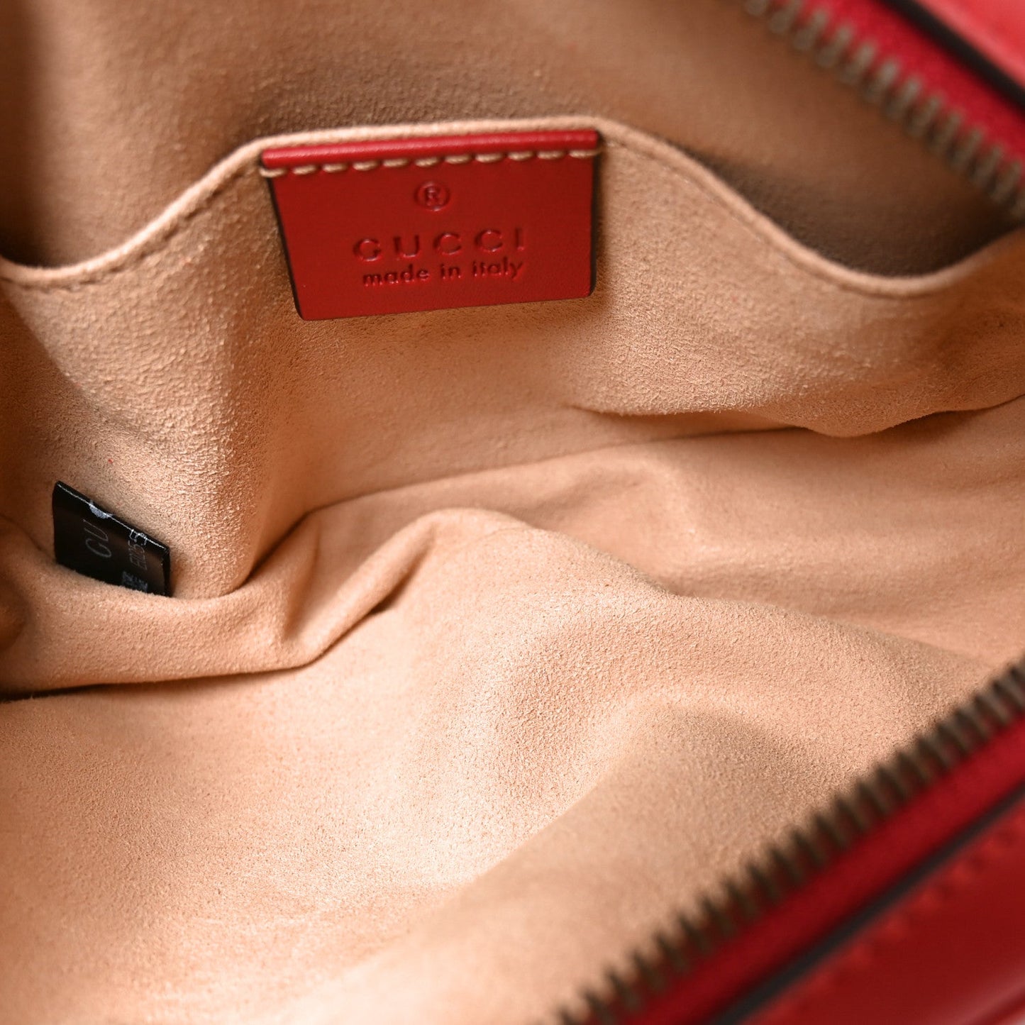 Calfskin Matelasse GG Marmont Belt Bag 75 30 Hibiscus Red