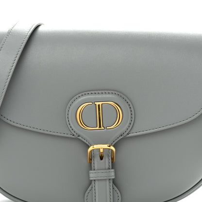Box Calfskin Medium Bobby Flap Gray