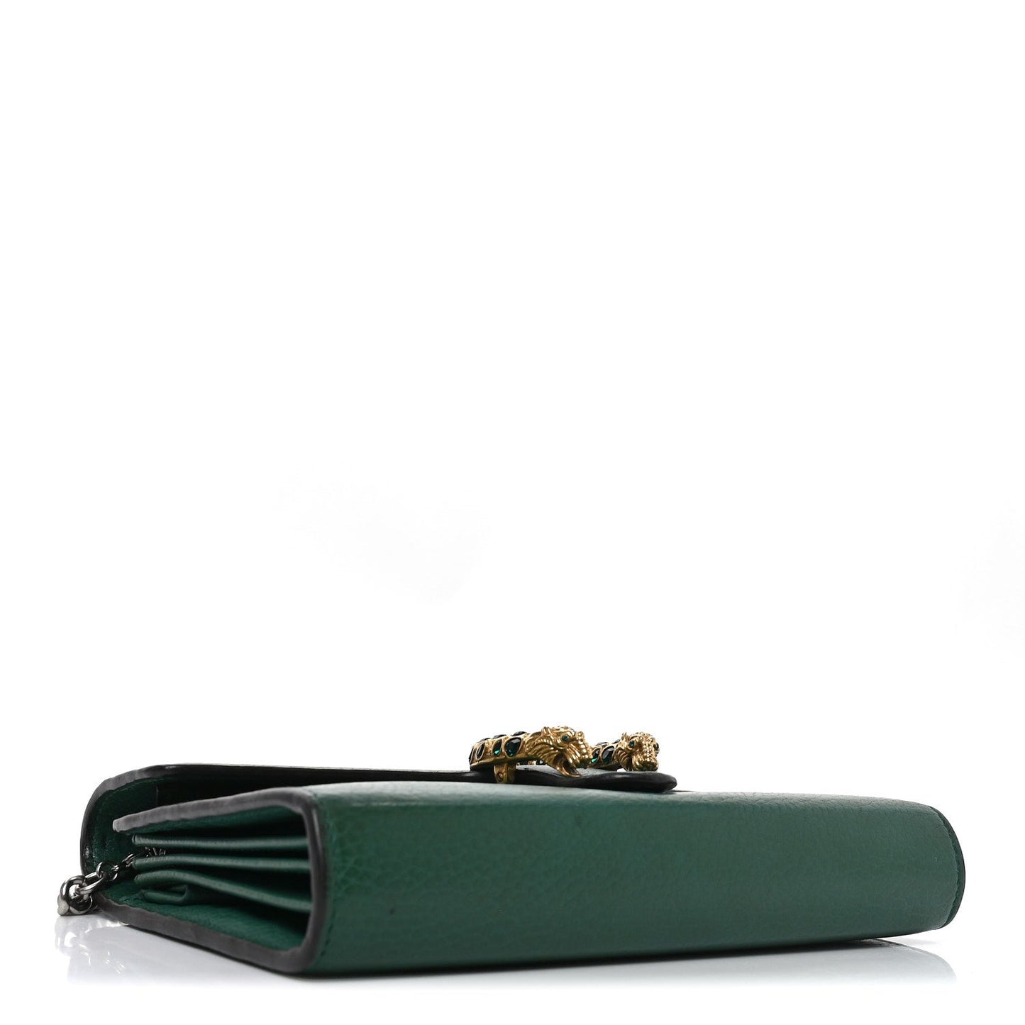 Calfskin Mini Dionysus Chain Wallet Emerald