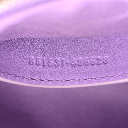 Shine Guccissima Emblem Small Shoulder Bag Lilac Haz