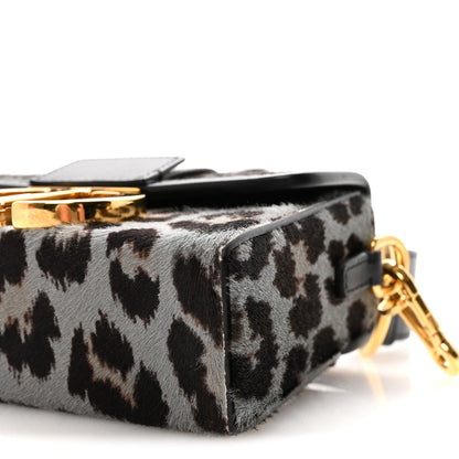 Pony Hair 30 Montaigne Box Bag Blue