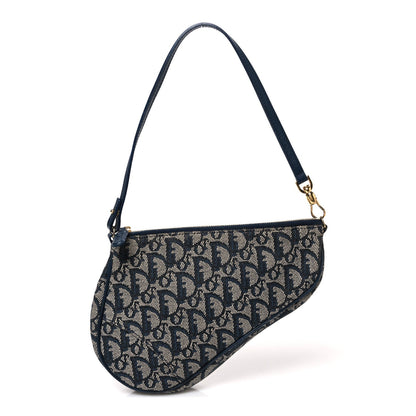Monogram Mini Saddle Pochette Navy